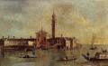 Vista De La Isla De San Giorgio En Alga Venecia Escuela Veneciana Francesco Guardi